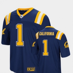 Men California Golden Bears 1 Navy Foos Ball Football Colosseum Jersey