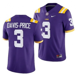 Lsu Tigers Tyrion Davis Price Purple College Football Men Jersey