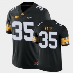 Men Iowa Hawkeyes Barrington Wade Game Black College Football Jersey