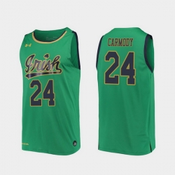 Men Notre Dame Fighting Irish Robby Carmody Replica Kelly Green College Basketball 2019 20 Jersey