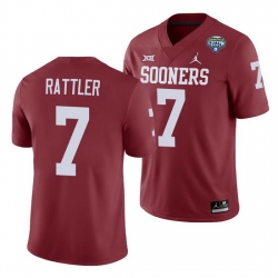 Oklahoma Sooners Spencer Rattler Crimson 2020 Cotton Bowl Men'S Jersey