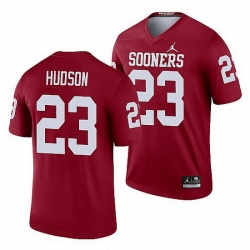 Oklahoma Sooners Todd Hudson Crimson Legend Men'S Jersey