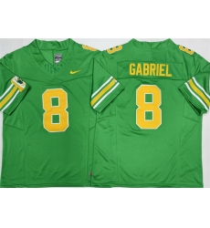 Men Oregon Ducks 8 Dillon Gabriel 2026 Green F U S E Stitched Jersey Men Oregon Ducks 8 Dillon Gabriel 2026 Green F U S E Stitched Jersey