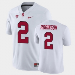 Men Stanford Cardinal Curtis Robinson Game White College Football Jersey