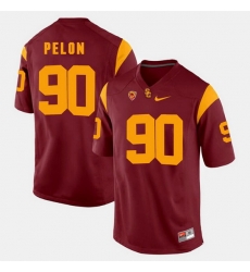 Men Usc Trojans Claude Pelon Pac 12 Game Red Jersey