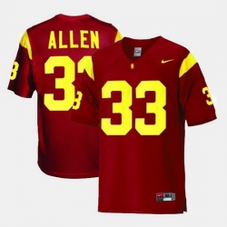 Men Usc Trojans Marcus Allen College Football Red Jersey