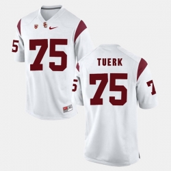 Men Usc Trojans Max Tuerk Pac 12 Game White Jersey