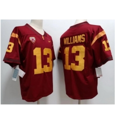 Women Nike USC Trojans Caleb Williams Game Cardinal Red Football Jersey