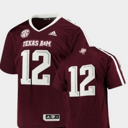 Men Texas A&M Aggies Maroon College Football Premier Jersey