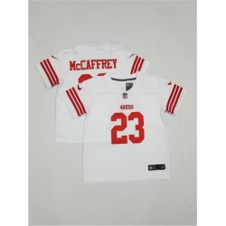 Toddlers-San-Francisco-49ers--2323-Christian-McCaffrey-White-Vapor-Untouchable-Stitched-Football-Jersey-822-59020