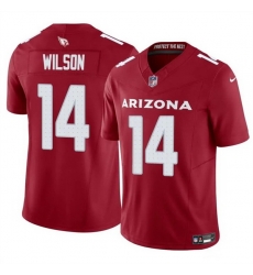 Men Arizona Cardinals 14 Michael Wilson Red 2025 F U S E  Vapor Untouchable Limited Stitched Jersey Men Arizona Cardinals 14 Michael Wilson Red 2025 F U S E  Vapor Untouchable Limited Stitched Jersey