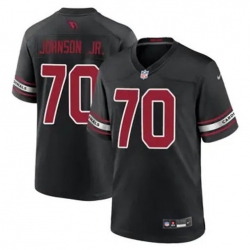 Men Arizona Cardinals Paris Johnson #70 Black 2024 F U S E Vapor Untouchable Limited Stitched