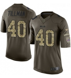 Youth Nike Arizona Cardinals 40 Pat Tillman Elite Green Salute to Service NFL Jersey