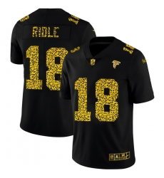 Atlanta Falcons 18 Calvin Ridley Men Nike Leopard Print Fashion Vapor Limited NFL Jersey Black