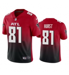 Atlanta Falcons 81 Hayden Hurst Men Nike Red 2nd Alternate 2020 Vapor Untouchable Limited NFL Jersey