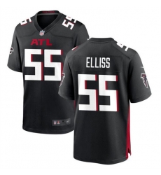 Men Atlanta Falcons 55 Kaden Elliss Black Stitched Football Game Jersey