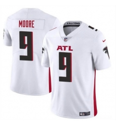 Men Atlanta Falcons 9 Rondale Moore White Vapor Untouchable Limited Stitched Football Jersey