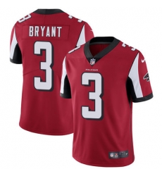 Nike Falcons #3 Matt Bryant Red Team Color Mens Stitched NFL Vapor Untouchable Limited Jersey