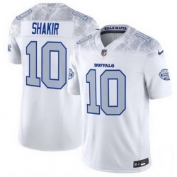 Men Buffalo Bills 97 Joey Bosa White 2025 F U S E  With Farewell Patch Vapor Untouchable Limited Stitched Football Jersey