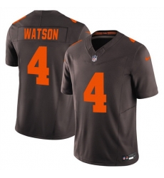 Men Cleveland Browns 4 Deshaun Watson Brown 2025 F U S E  Alpha Dawg Limited Stitched Football Jersey Men Cleveland Browns 4 Deshaun Watson Brown 2025 F U S E  Alpha Dawg Limited Stitched Football Jersey