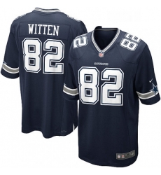 Mens Nike Dallas Cowboys 82 Jason Witten Game Navy Blue Team Color NFL Jersey