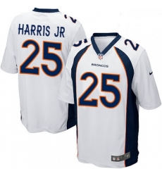 Men Nike Denver Broncos 25 Chris Harris Jr Game White NFL Jersey