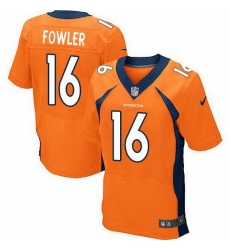 Nike Broncos #16 Bennie Fowler Orange Team Color Mens Stitched NFL New Elite Jersey