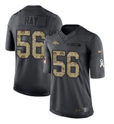 Nike Broncos #56 Shane Ray Black Mens Stitched NFL Limited 2016 Salute to Service Jersey