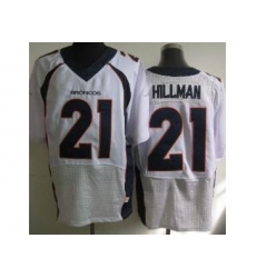 Nike Denver Broncos 21 Ronnie Hillman White Elite NFL Jersey