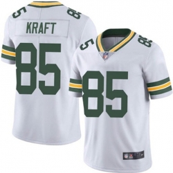 Youth Green Bay Packers 85 Tucker Kraft White Vapor Untouchable Stitched Football Jersey