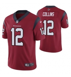 Men Houston Texans 12 Nico Collins Red Vapor Untouchable Limited Stitched Jersey