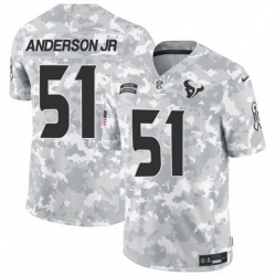 Men Houston Texans 51 Will Anderson Jr 2024 F U S E Arctic Camo Salute To Service Limited Stitched Football Jersey