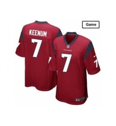 Nike Houston Texans 7 Case Keenum Red Game NFL Jersey