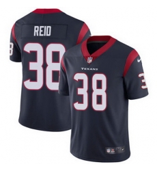 Nike Texans #38 Justin Reid Navy Blue Team Color Mens Stitched NFL Vapor Untouchable Limited Jersey