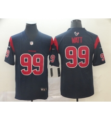 Nike Texans 99 J J  Watt Navy New 2019 Color Rush Limited Jersey