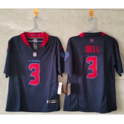 Women Houston Texans 3 Tank Dell Navy 2nd Alternate F U S E Vapor Stitched Football Jersey   Women Houston Texans 3 Tank Dell Navy 2nd Alternate F U S E Vapor Stitched Football Jersey