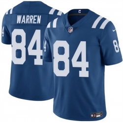 Men Indianapolis Colts 84 Tyler Warren Blue Vapor Limited Stitched Football Jersey Men Indianapolis Colts 84 Tyler Warren Blue Vapor Limited Stitched Football Jersey