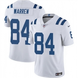 Men Indianapolis Colts 84 Tyler Warren White Vapor Limited Stitched Football Jersey Men Indianapolis Colts 84 Tyler Warren White Vapor Limited Stitched Football Jersey