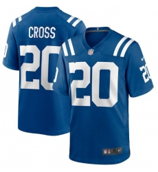 Men's Nike Indianapolis Colts Nick Cross #20 Blue F U S E Stitched NFL Jersey