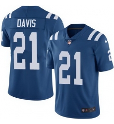 Nike Colts 21 Vontae Davis Royal Vapor Untouchable Limited Jersey