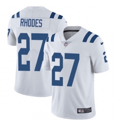 Nike Colts 27 Xavier Rhodes White Men Stitched NFL Vapor Untouchable Limited Jersey