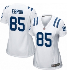 Womens Nike Indianapolis Colts 85 Eric Ebron Game White NFL Jersey