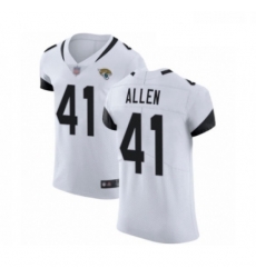 Men Jacksonville Jaguars 41 Josh Allen White Vapor Untouchable Elite Player Football Jersey