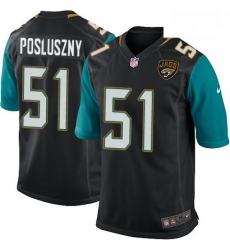 Men Nike Jacksonville Jaguars 51 Paul Posluszny Game Black Alternate NFL Jersey