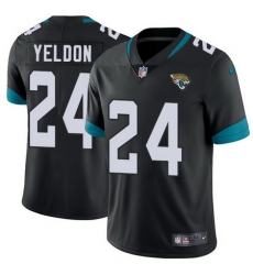 Nike Jaguars #24 T J  Yeldon Black Alternate Mens Stitched NFL Vapor Untouchable Limited Jersey