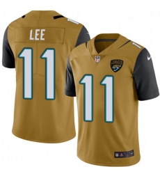 Youth Nike Jacksonville Jaguars 11 Marqise Lee Limited Gold Rush Vapor Untouchable NFL Jersey