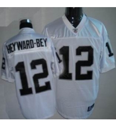 Oakland Raiders 12 Darrius HeywardBey Color White mitchellandness Jersey