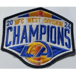 2024 NFC Rams NFC WEST DIVISION Champions Patch Biaog