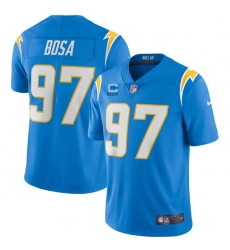 Men Los Angeles Chargers 2022 #97 Joey Bosa Blue With 2-star C Patch Vapor Untouchable Limited Stitched NFL Jersey