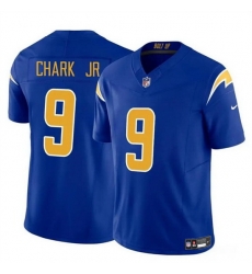 Men Los Angeles Chargers 9 DJ Chark Jr Royal 2024 F U S E Vapor Limited Stitched Football Jersey